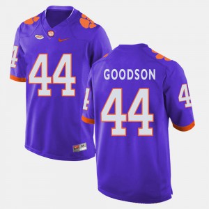 #44 Mens College Football Purple B.J. Goodson Clemson Jersey 203199-718