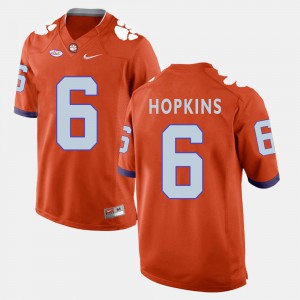 DeAndre Hopkins Clemson Jersey Mens Orange College Football #6 408150-239