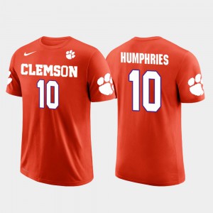 #10 Future Stars Men's Adam Humphries Clemson T-Shirt Orange Tampa Bay Buccaneers Football 993449-540