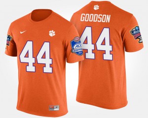 Bowl Game B.J. Goodson Clemson T-Shirt Atlantic Coast Conference Sugar Bowl #44 Men's Orange 570317-149