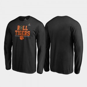 Black 2018 National Champions Men's Roll Tigers Long Sleeve College Football Playoff Clemson T-Shirt 732207-676