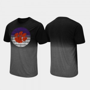 Clemson T-Shirt Fancy Walking Black Dip Dye For Men's 930894-521
