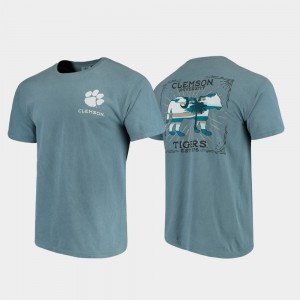 State Scenery Comfort Colors Men's Blue Clemson T-Shirt 547072-842