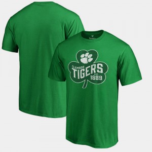 Kelly Green Men's St. Patrick's Day Clemson T-Shirt Paddy's Pride Big & Tall 260923-691