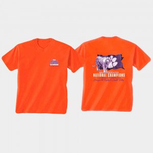 Tried College Football Playoff For Men 2018 National Champions Orange Clemson T-Shirt 447817-924