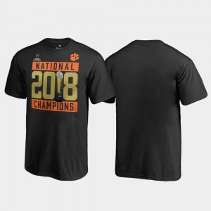 Clemson T-Shirt Pitch Trophy College Football Playoff 2018 National Champions Black For Kids 728892-836