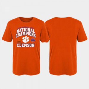 Orange College Football Playoff Youth 2018 National Champions Clemson T-Shirt 745893-990